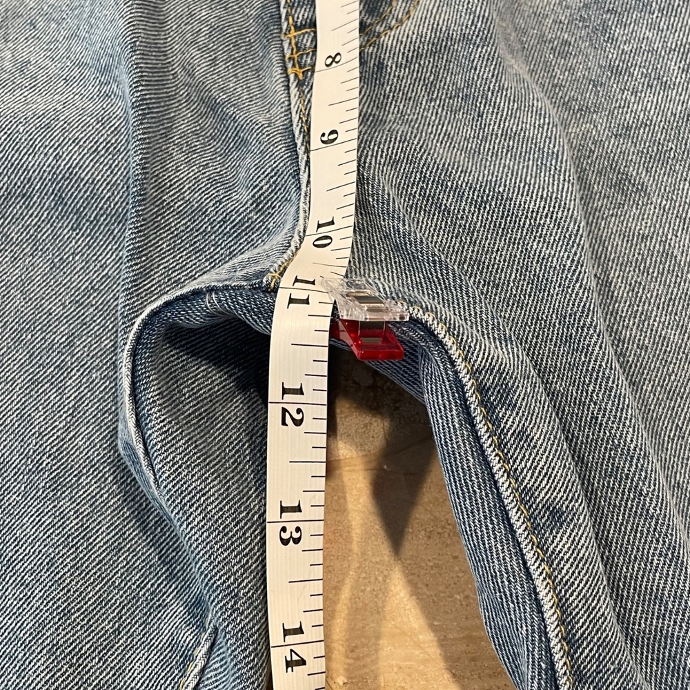 Jeans Denim M Carpenter Cargo Flare Raw Edge High‎ Rise Utility Cowboy Country - Picture 6 of 16